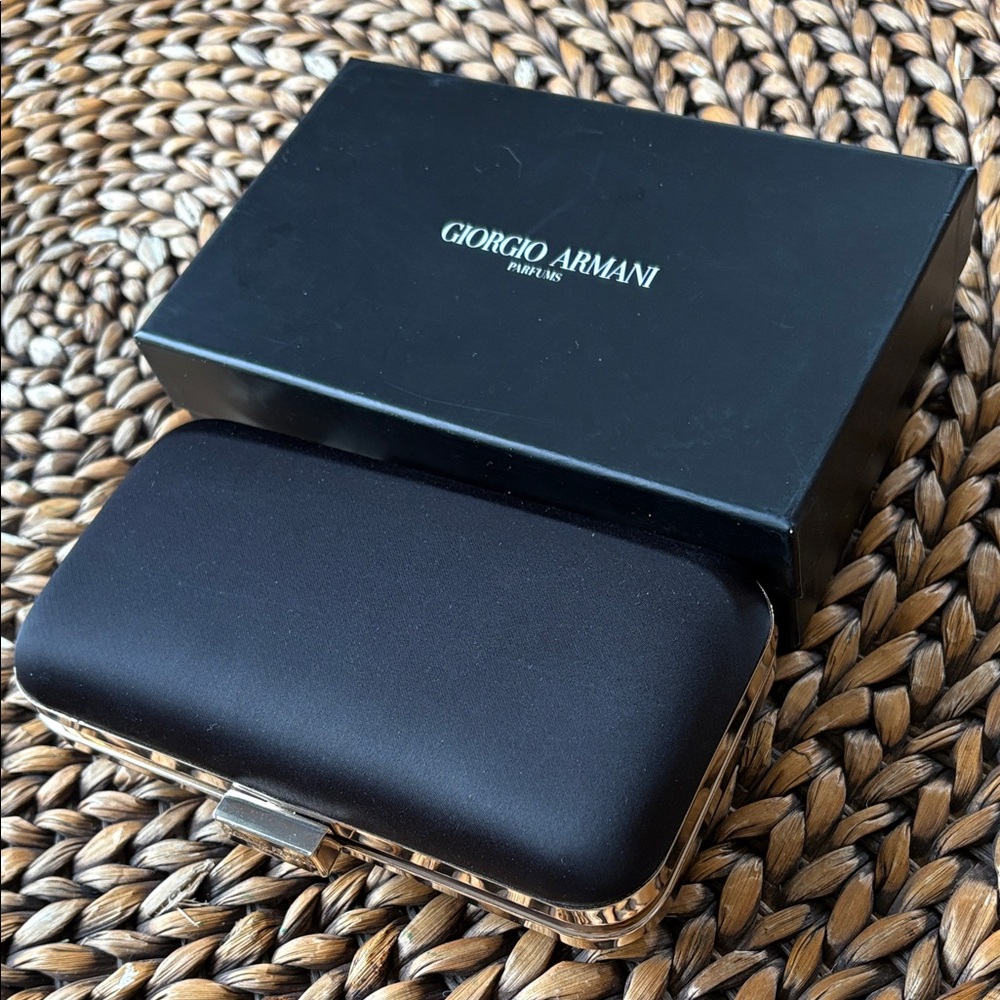 Giorgio Armani Elegant Black Gift Box/Glasses Holder/Jewelry Box